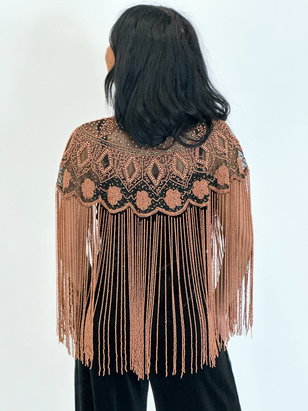 Copper Beaded Cape