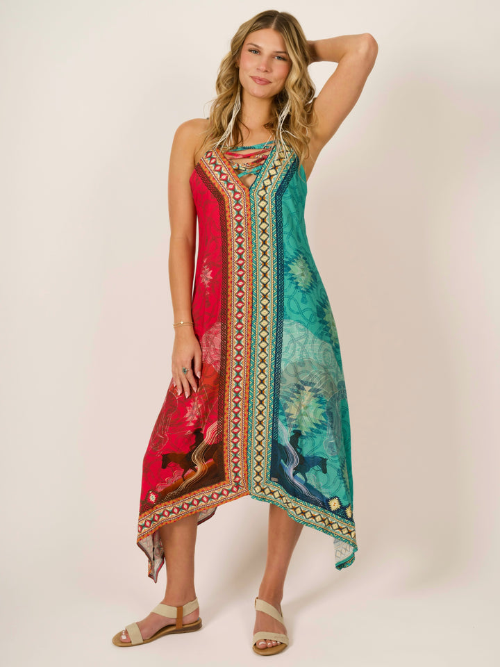 Southwestern Boho Maxi Dress