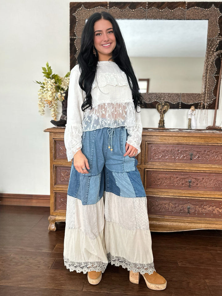 POL Vintage Gauze Dream Blouse