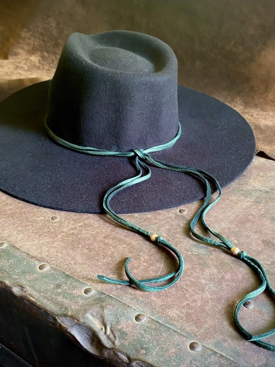 Black Deerskin Leather Wrap - Multi-Wear Versatile Jewelry Accessory