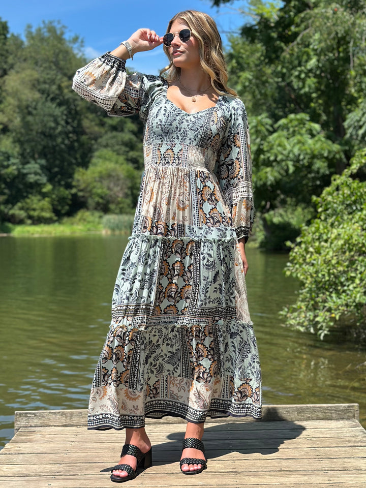 Paisley Maxi Dress