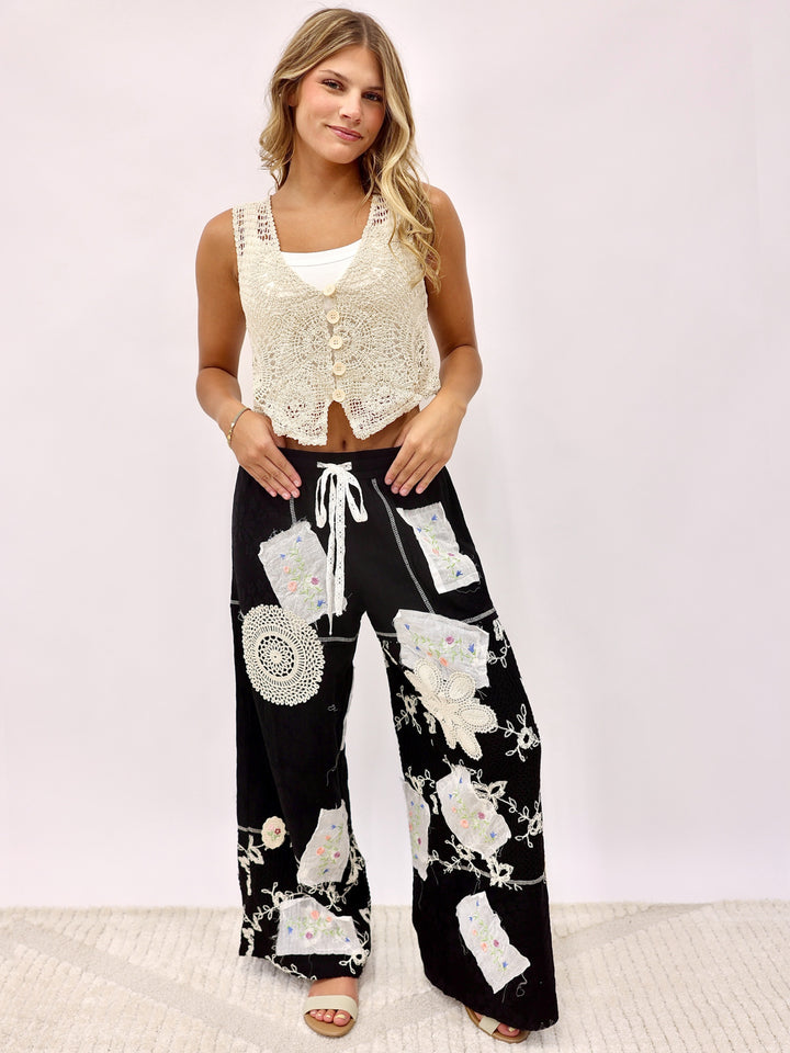 POL Starlit Stitch Boho Pants
