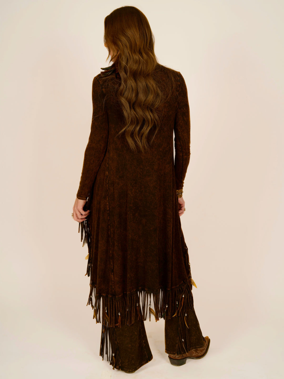 Fringe & Feather Long Duster