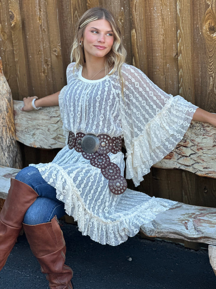 Carley Lace Tunic Top