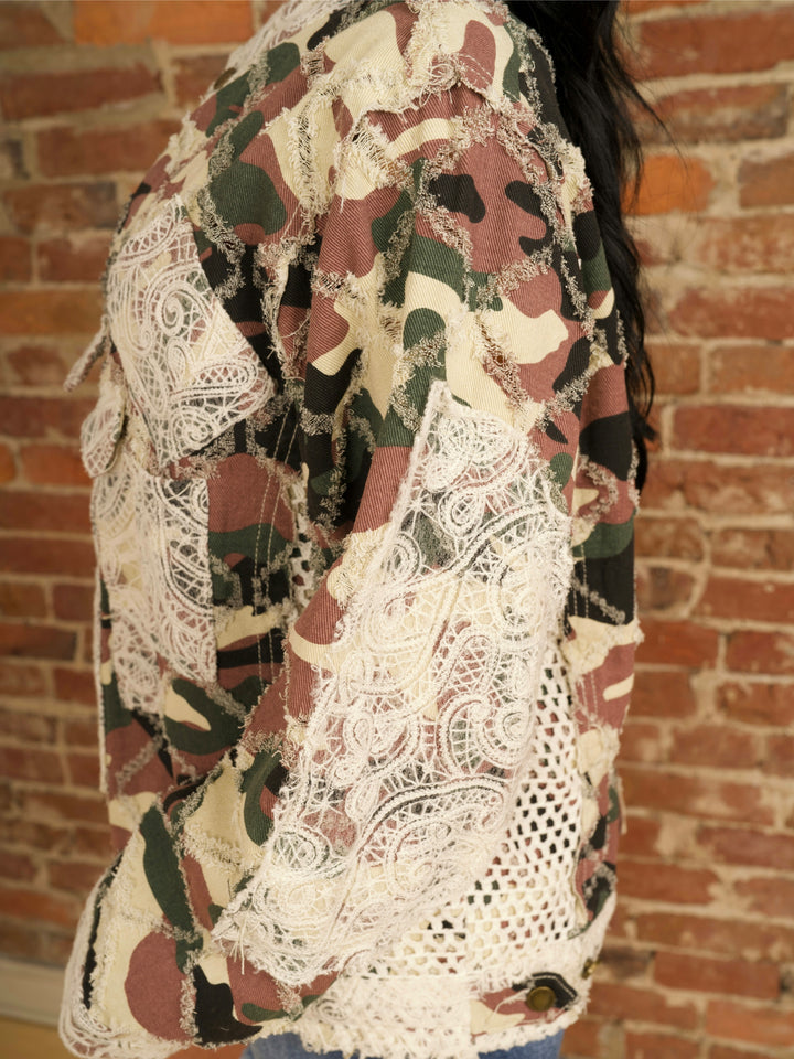POL Urban Edge Camo Patchwork Jacket