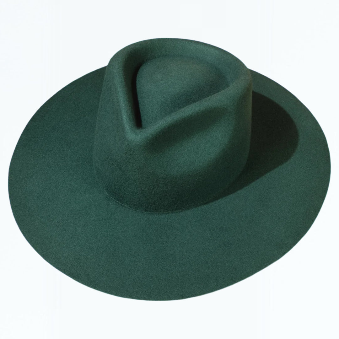 Turquoise Teardrop Panama Hat