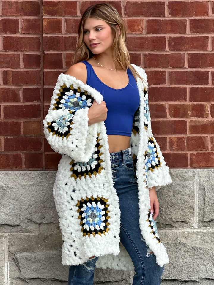 Ava’s Chunky Knit Oversized Cardigan