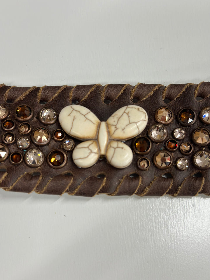 Butterfly Crystal Cuff Bracelet
