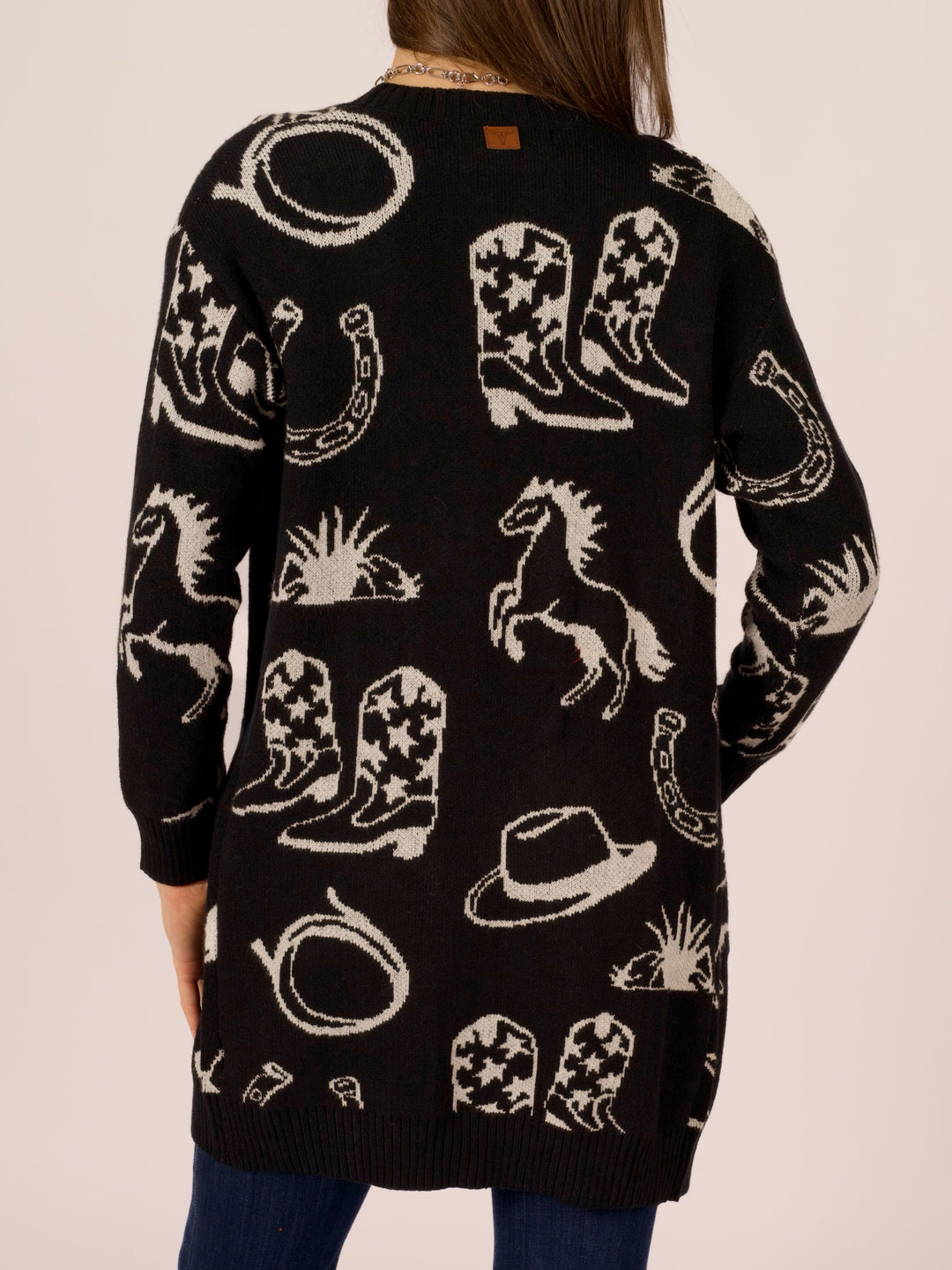 Butter Soft Western Graphic Cardigan Sweater