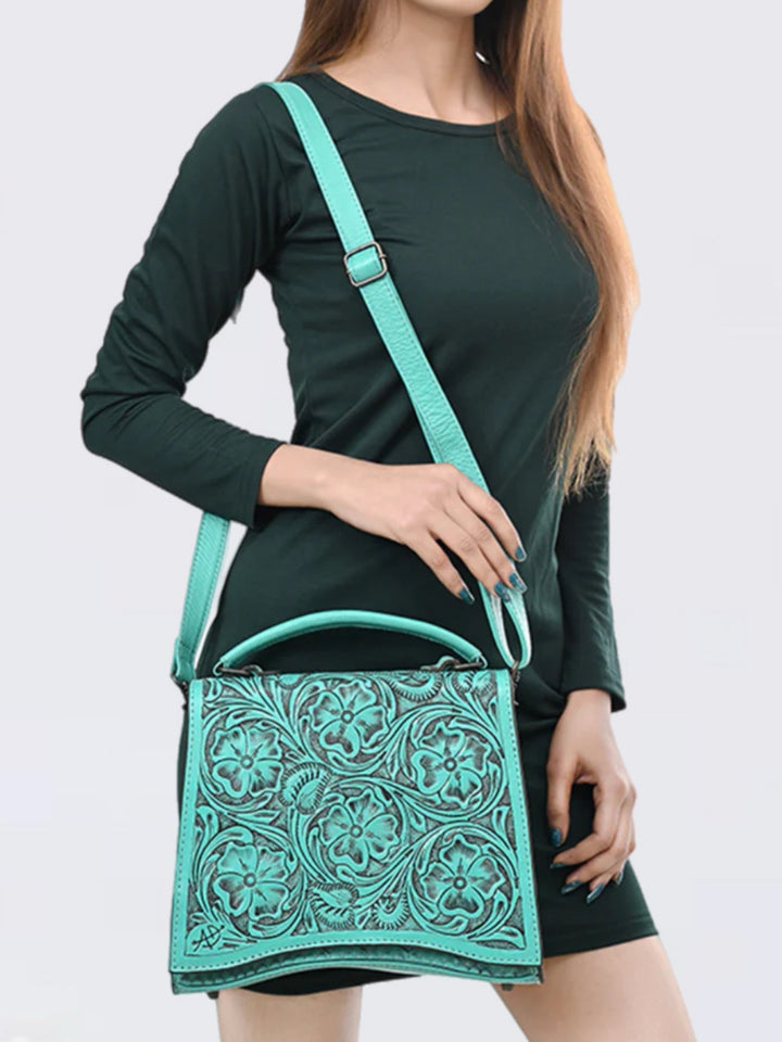 The Maverick - Tooled Leather Crossbody