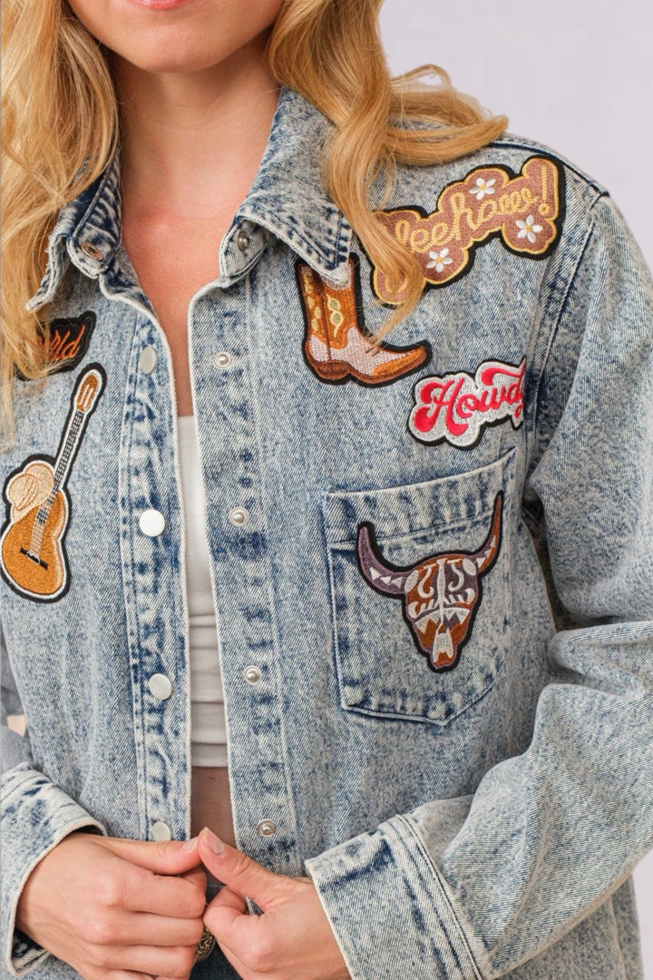 Rodeo Patchwork Denim Jacket