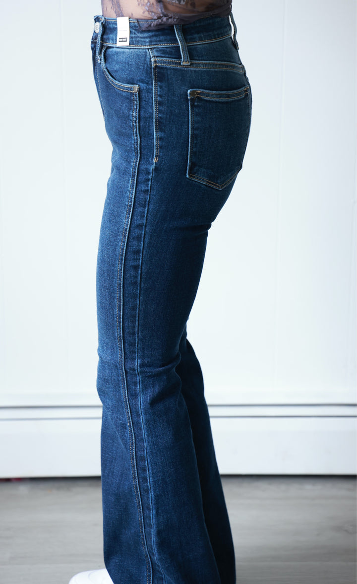 Judy Blue High Waist Side Detail Flare Jeans