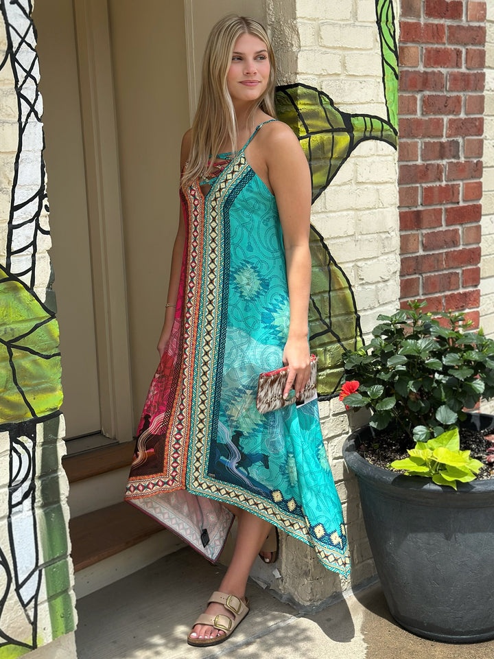 Southwestern Boho Maxi Dress