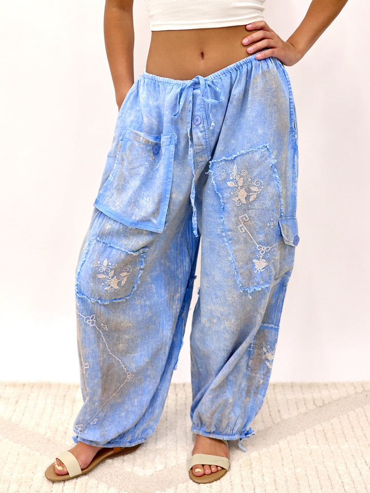 Hand Stitched Genie Pants