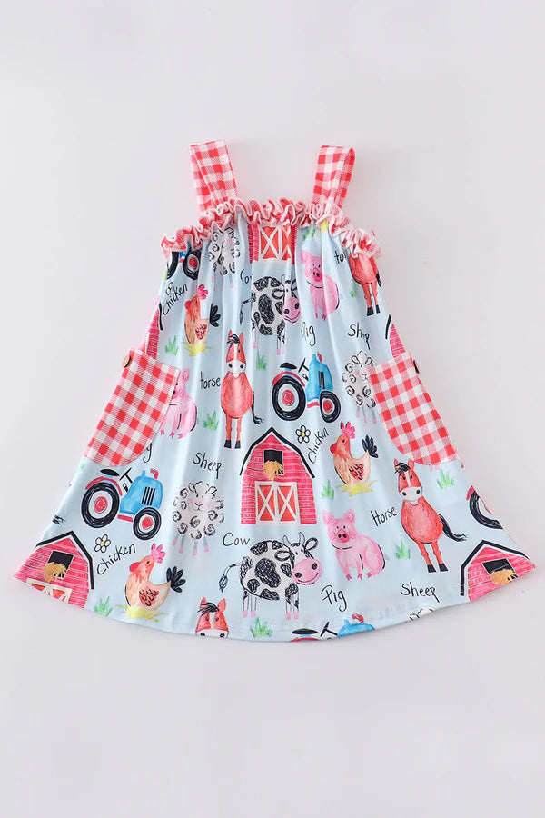 Barnyard Animal Dress - Salt and Grace Boutique