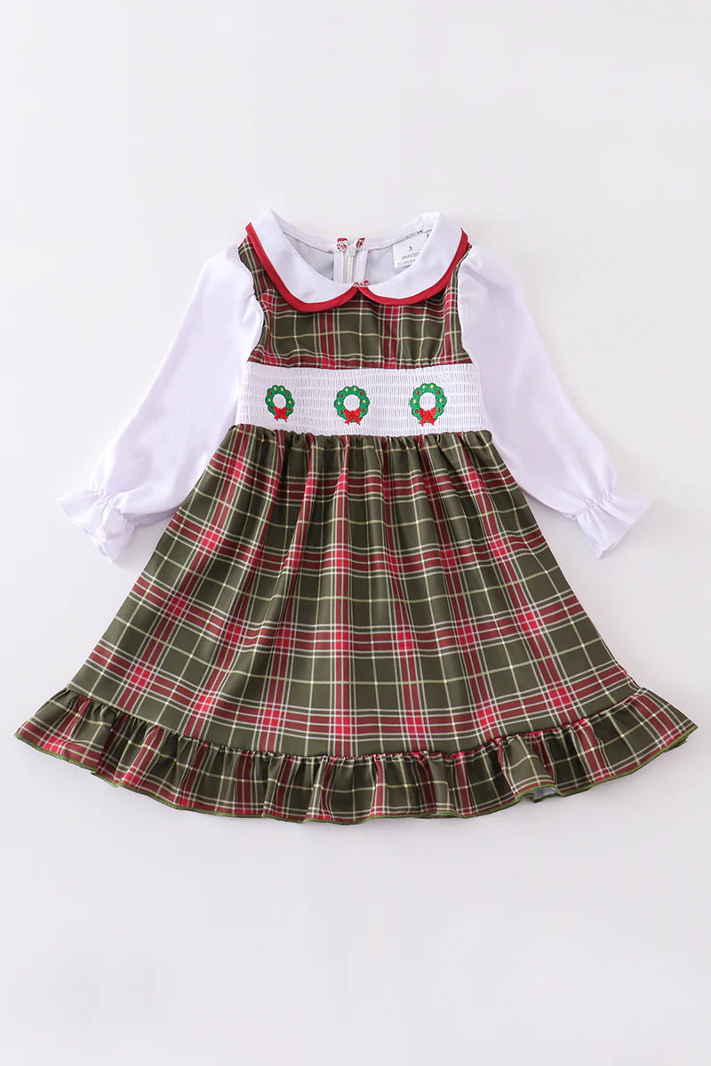 Girls Holiday Cheer Christmas Dress - Salt and Grace Boutique