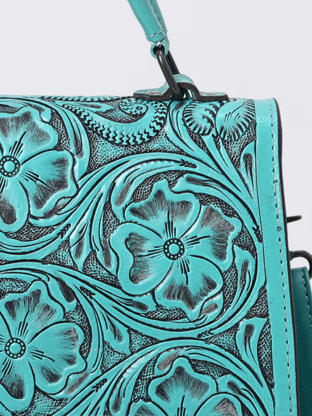 The Maverick - Tooled Leather Crossbody