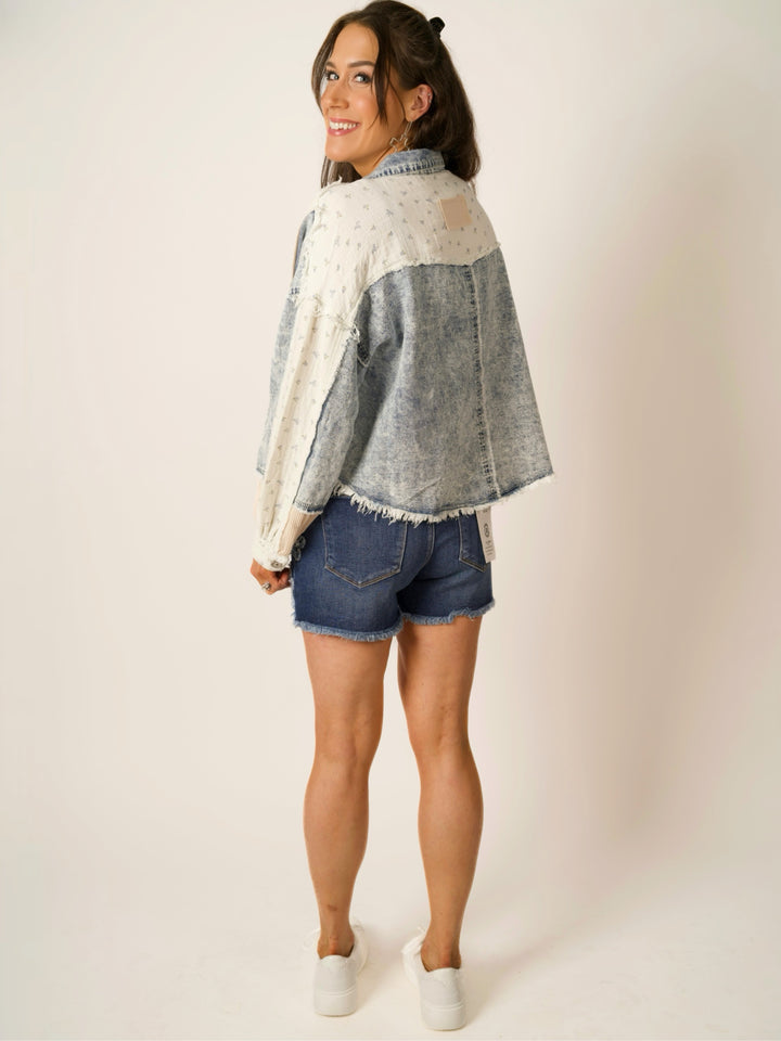 POL Vintage Wash Denim Jacket