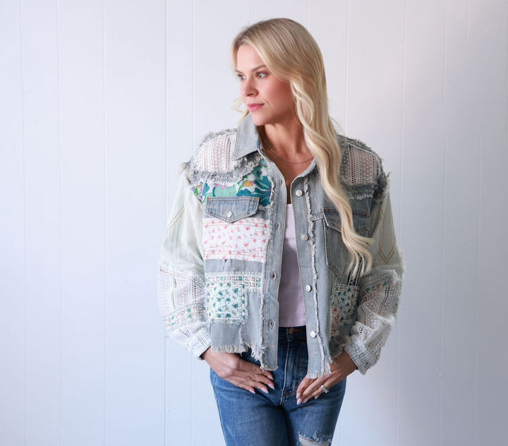 Patchwork Poet Denim Jacket