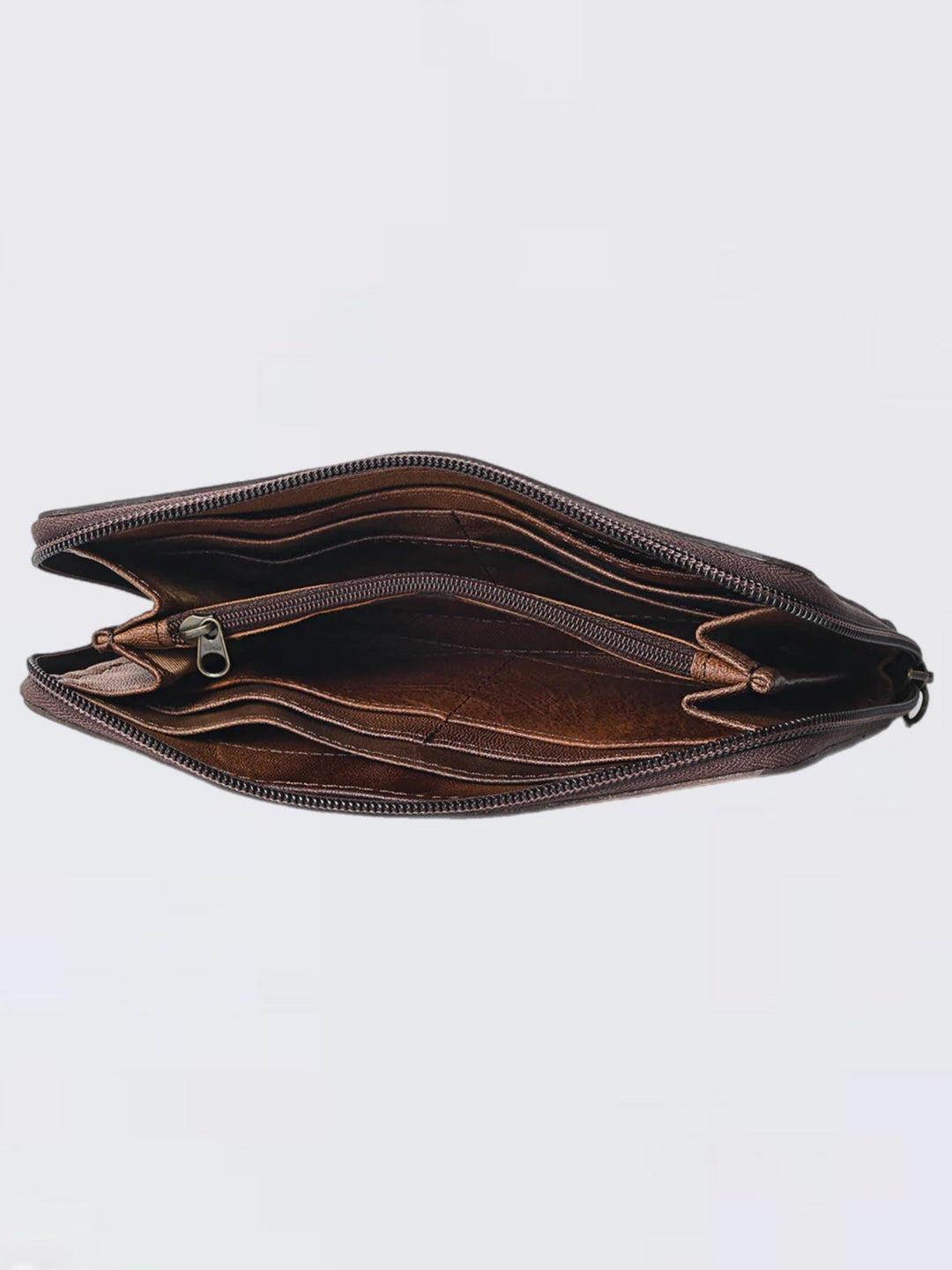 Prairie Hand-Tooled Leather Wallet
