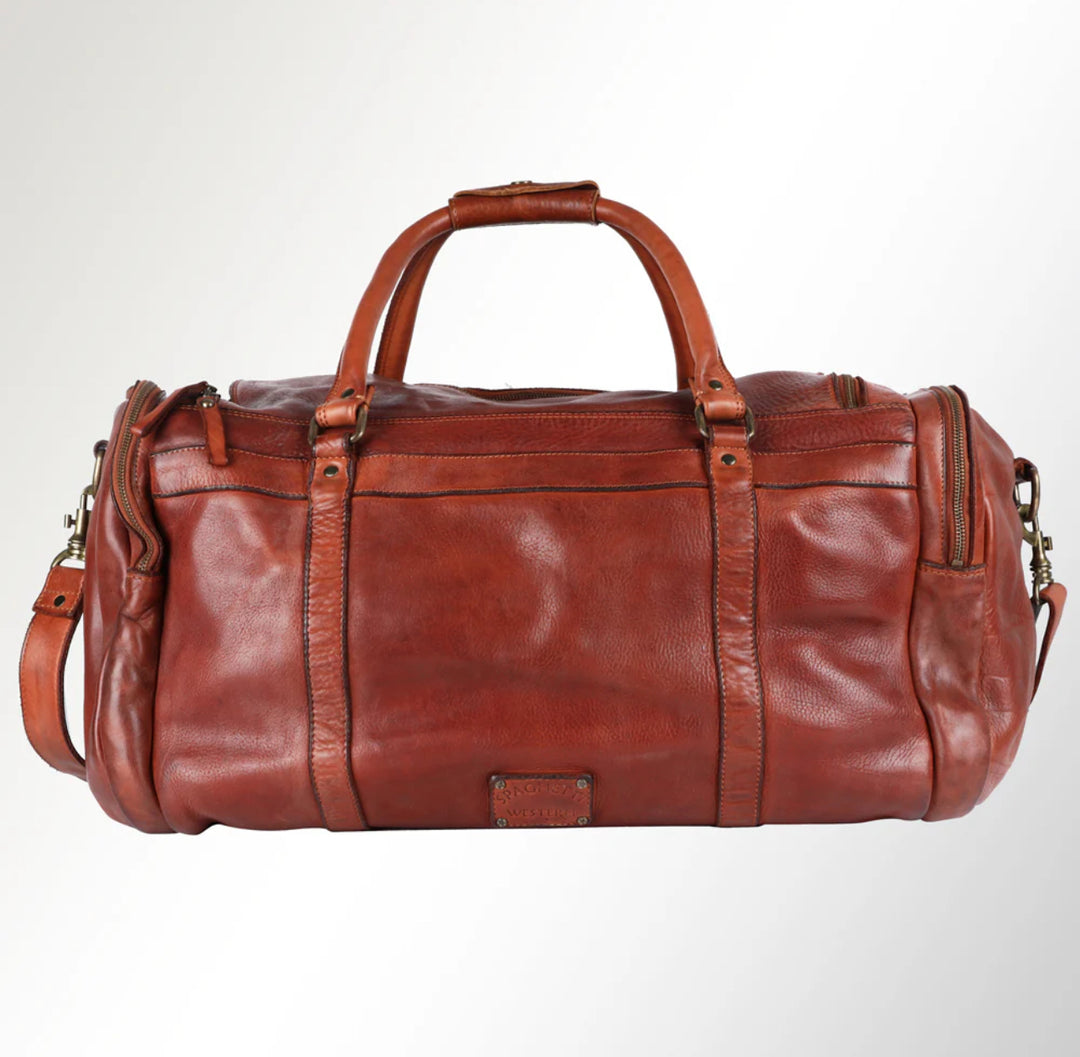 Timeless Luxury Premium Leather Duffle Bag