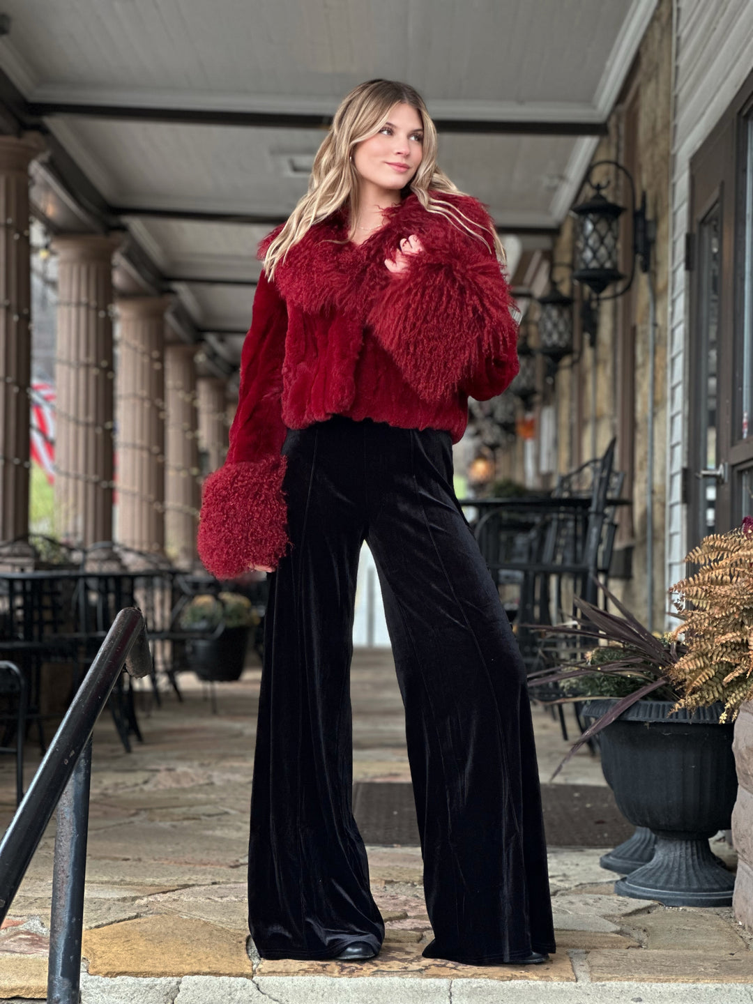 Black Velvet Jumpsuit