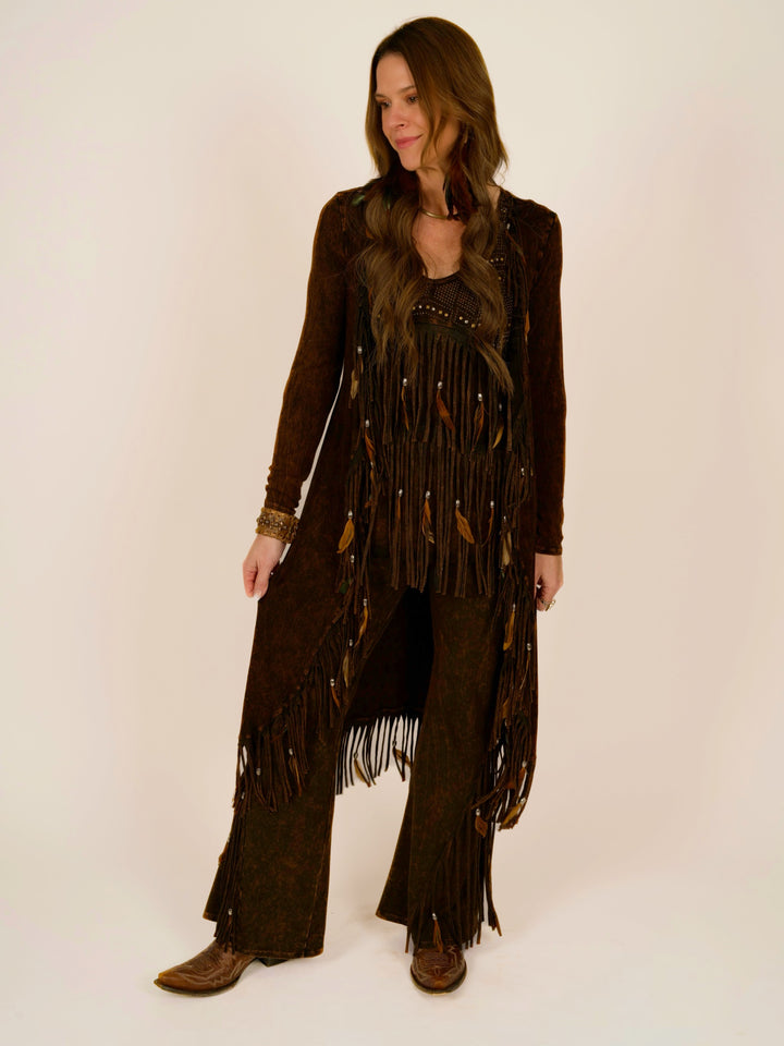Fringe & Feather Long Duster