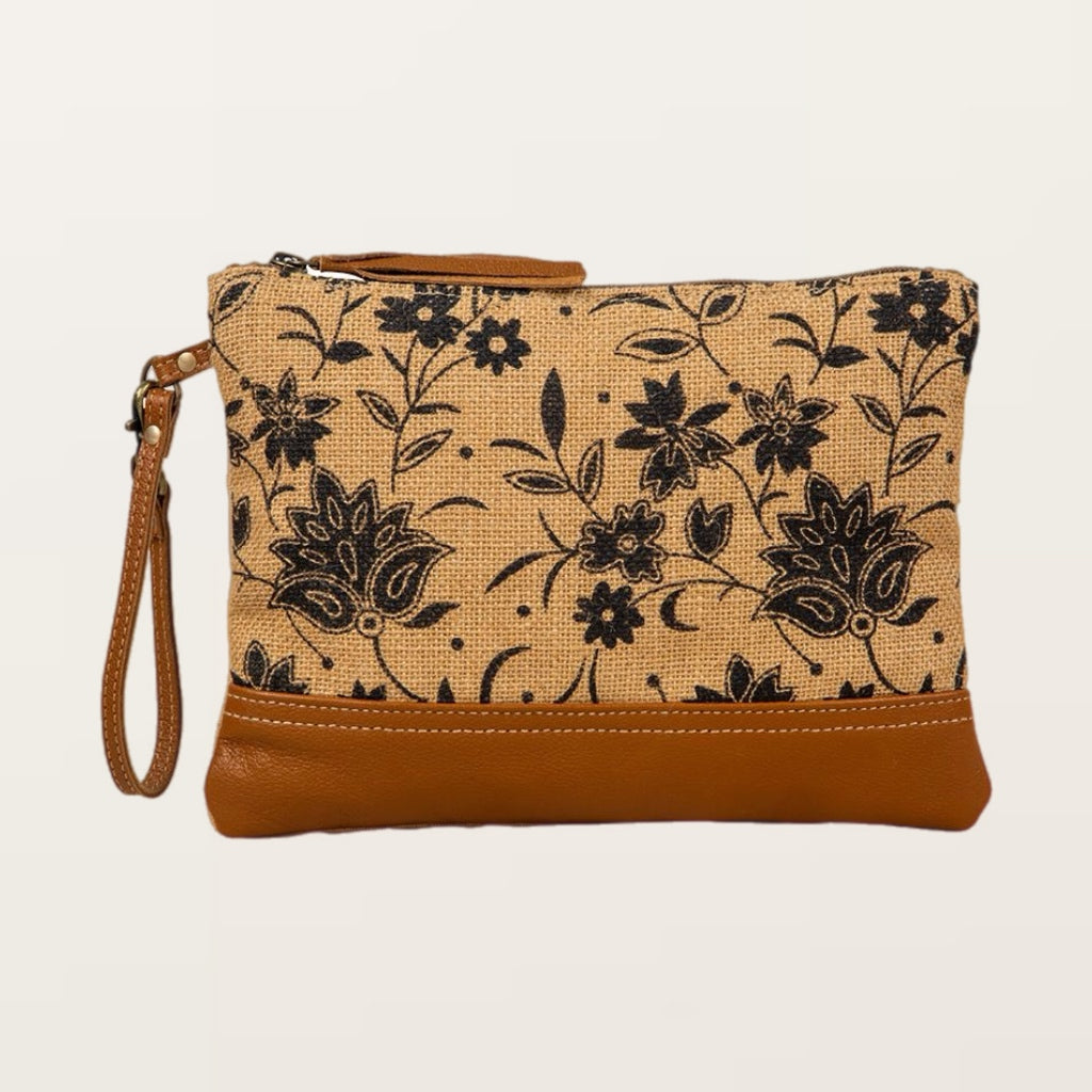 Myra Tazzie Floral Pouch - Salt and Grace Boutique