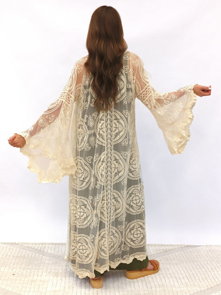 POL Secret Garden Lace Cardigan