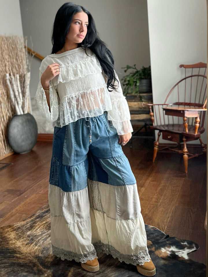 POL Vintage Gauze Dream Blouse