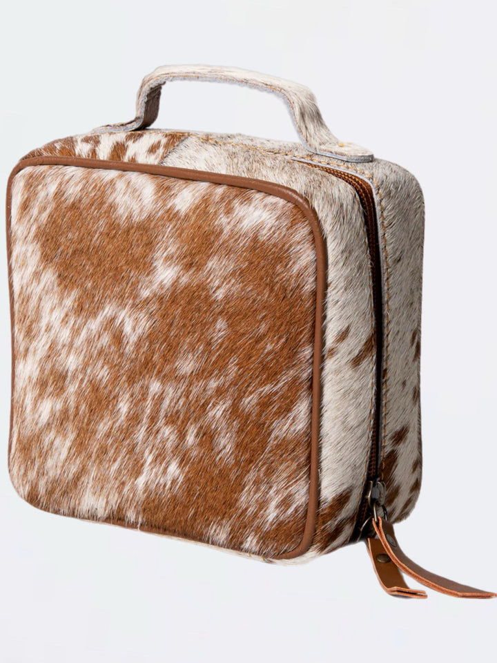 Rodeo Chic Hair-On Cowhide Jewelry Case