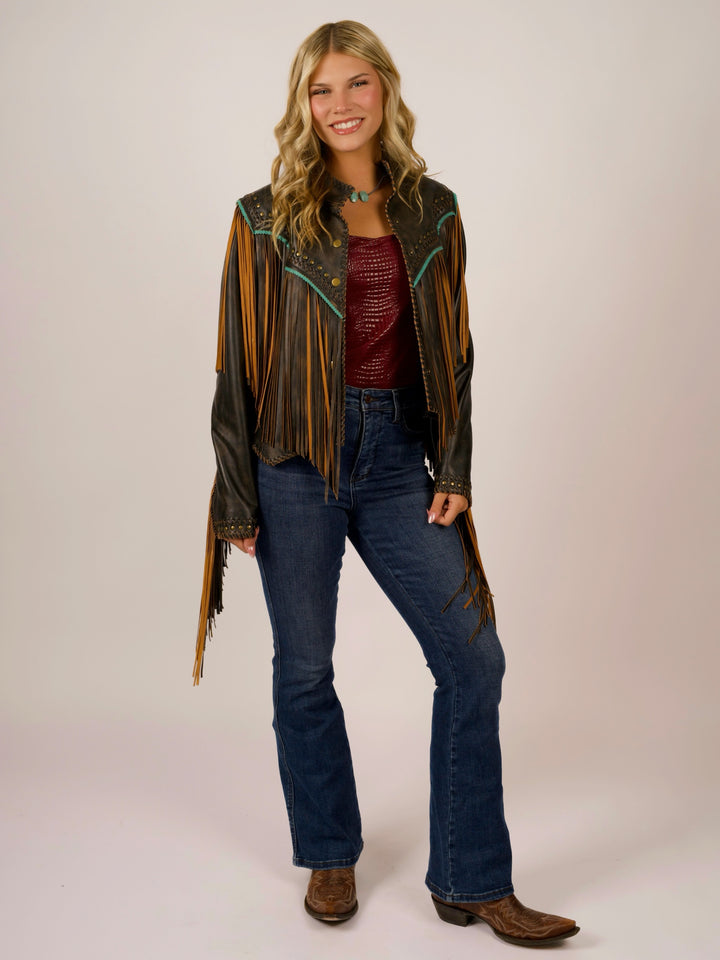 Wild Frontier Fringe Leather Jacket