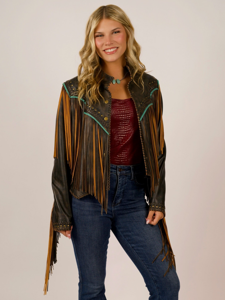 Wild Frontier Fringe Leather Jacket
