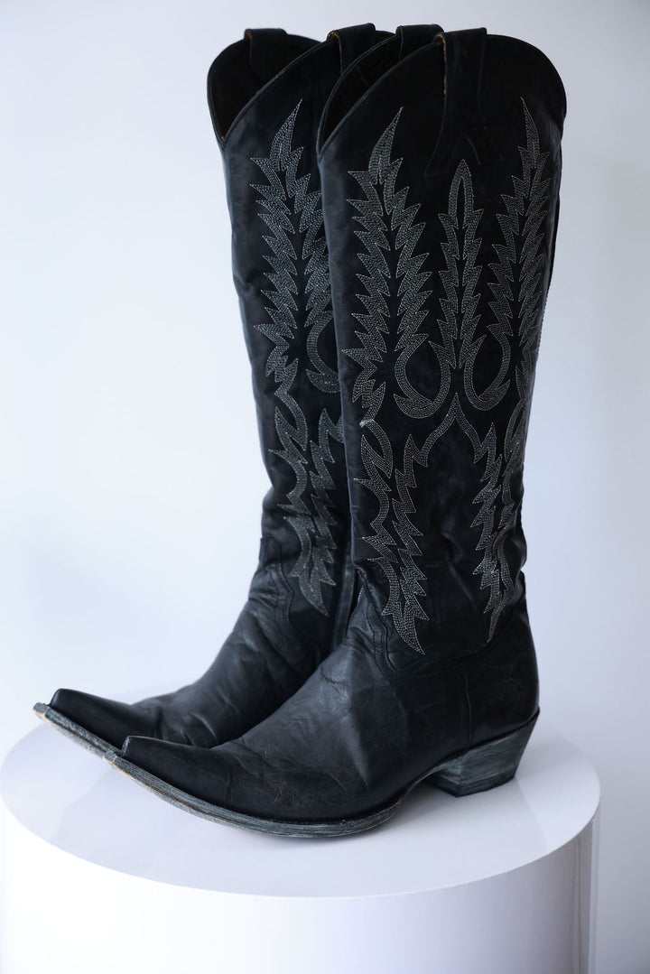 Mayra Black Tall Boots