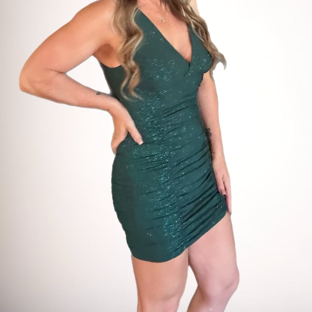 Glitter Bodycon Ruched Dress Salt and Grace Boutique Glitter Bodycon Ruched Dress Salt and Grace Boutique