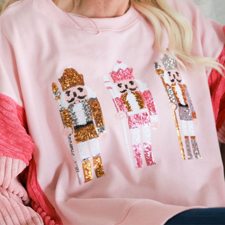 Nutcracker Cheer Oversized Sweatshirt