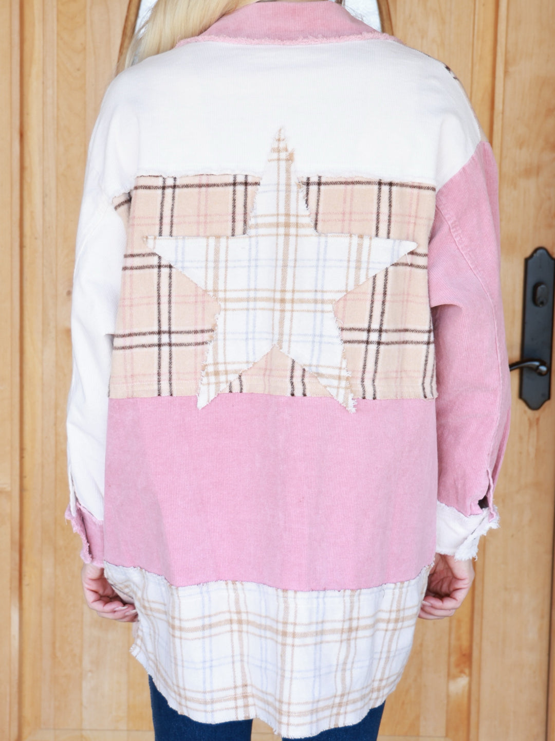 Pink Lady Plaid Shacket