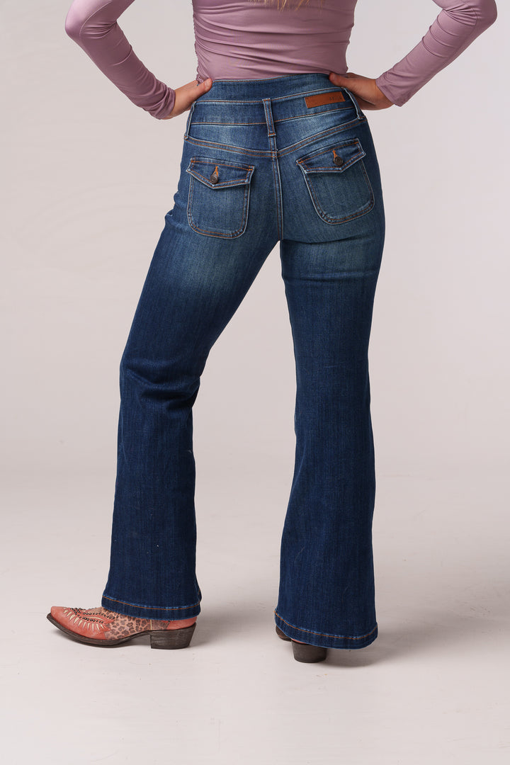 Chelsea High Rise Flare Jeans