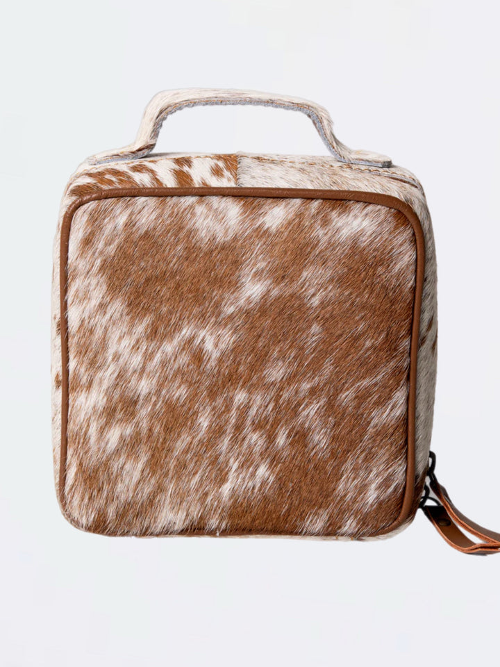 Rodeo Chic Hair-On Cowhide Jewelry Case