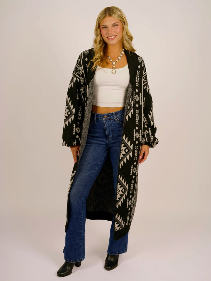 Aspen Aztec Western Cardigan