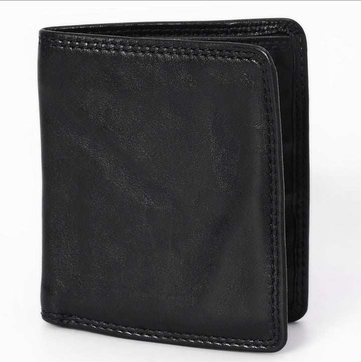 Spaghetti Western Black Leather Wallet