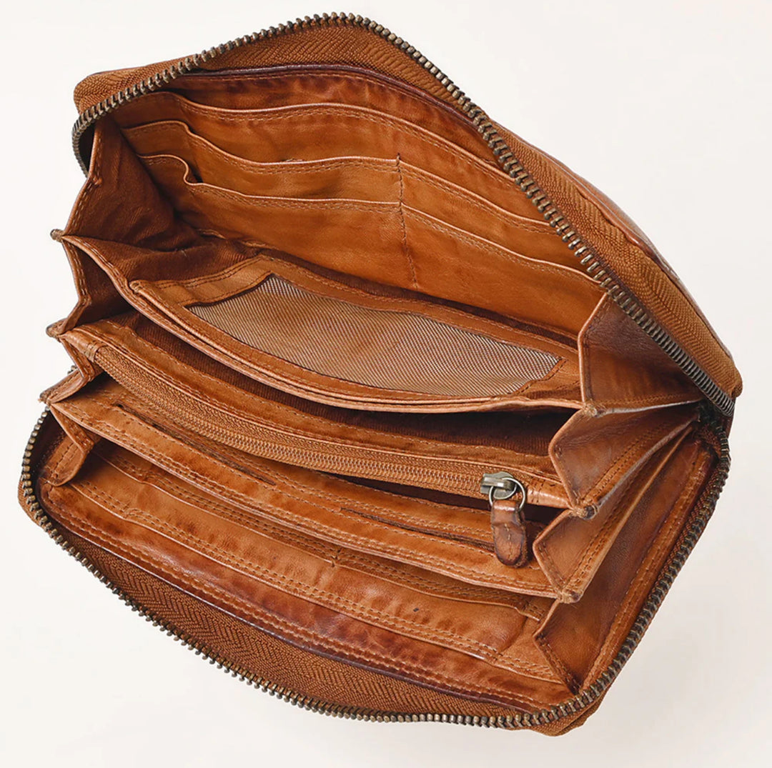 Handyman’s Zip Up Leather Wallet