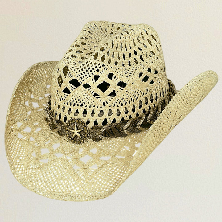 Naughty Girl Straw Cowboy Hat