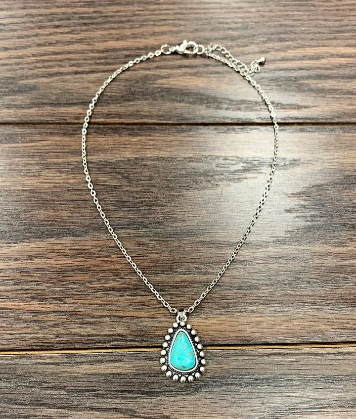 Turquoise Tranquility Pendant Necklace