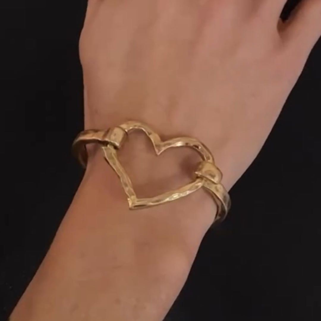 Gold Heart Bracelet