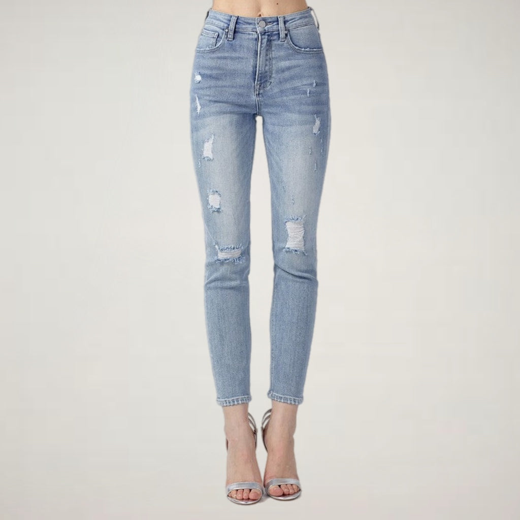 Risen High Rise Slim Skinny - Salt and Grace Boutique