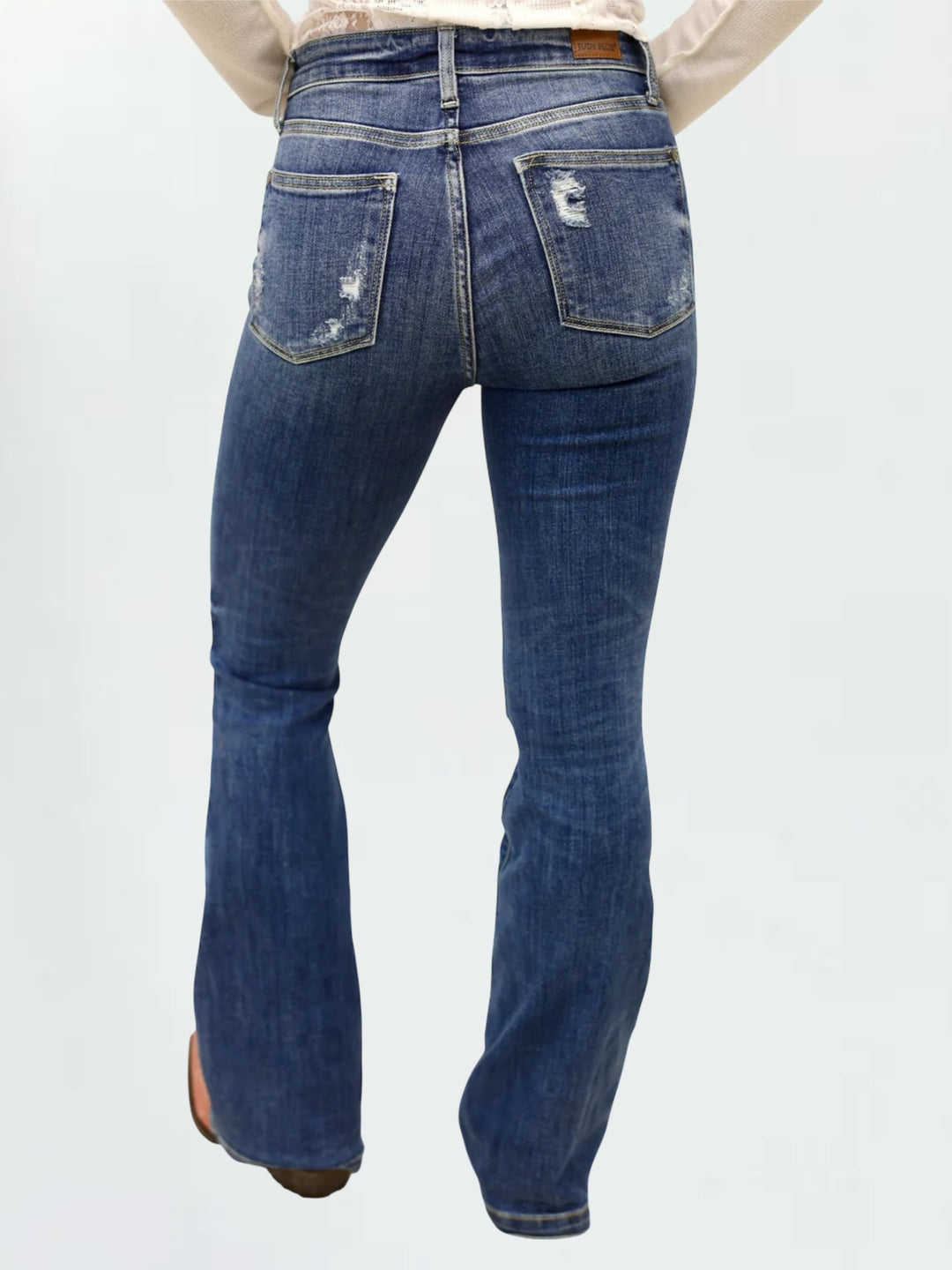 Judy Blue Mid Rise Jenna Flare Jeans
