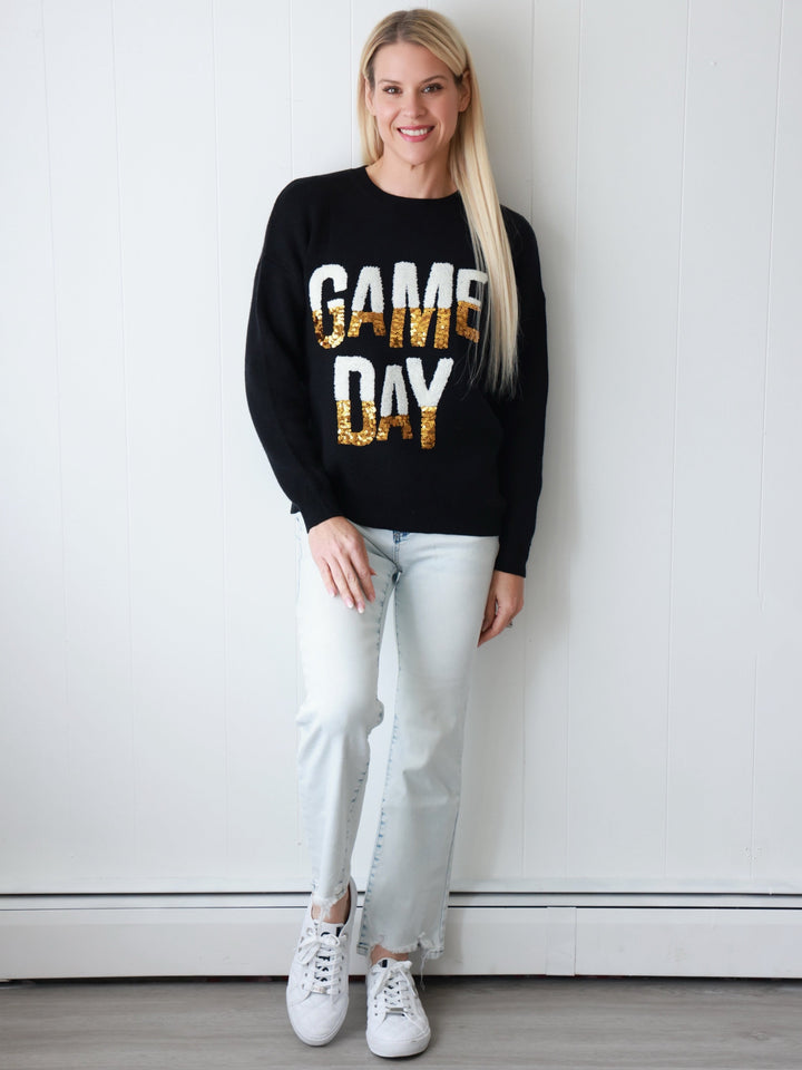 Black and Gold Game Day Sweatshirt
