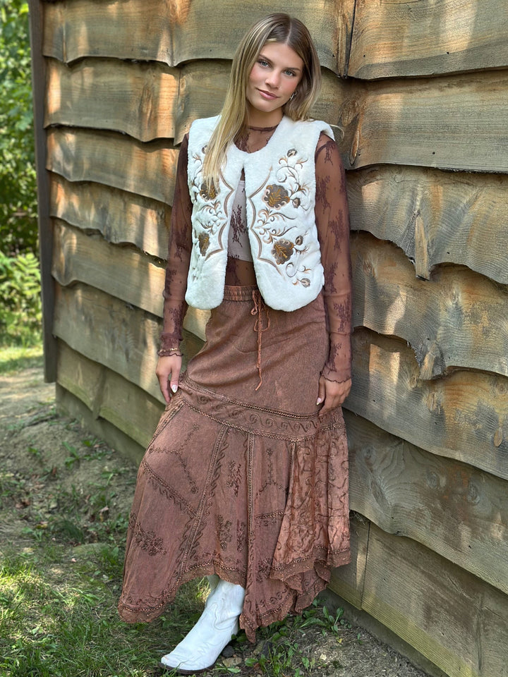 Autumn Ember Maxi Skirt