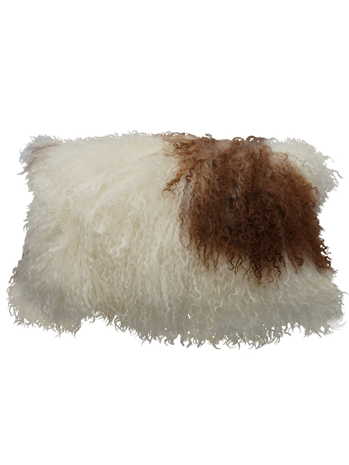 Authentic Tibetan Lamb 12x20” Lumbar Decorative Pillow